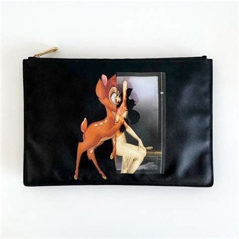 givenchy man bambi|Givenchy Bambi clutch.